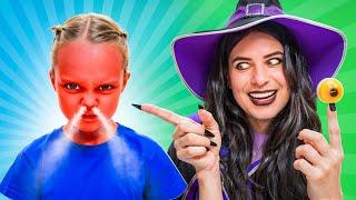 Dasha & Eva Accidentally Turn Dad Into a Witch!!