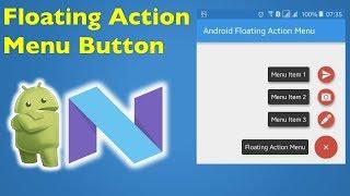 21 Android Material Design- Android Floating Action Button Menu 2/2