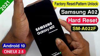 SAMSUNG GALAXY A02 HARD RESET | SAMSUNG A02 (SM-A022F) FACTORY RESET/PIN/PATTERN UNLOCK WITHOUT PC |