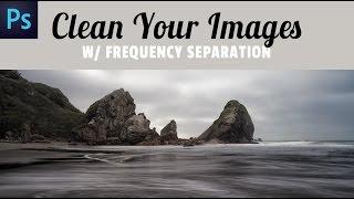 How to remove spots using Frequency Separation