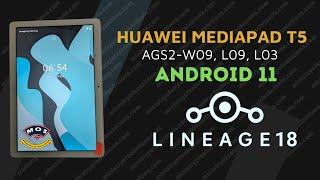 Huawei Mediapad T5 GSI Android 11 Lineage 18 AGS2-W09/L09 #HuaweiMediapadT5