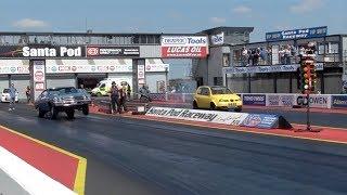 Darkside Developments Seat Arosa 2.0TDi vs Williams Bros. Racing 1969 Chevelle Pro ET Drag Car