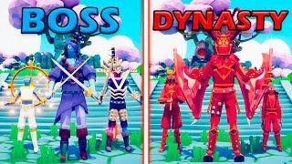 BOSS UNITS TEAM vs MEGA DYNASTY TEAM - Totally Accurate Battle Simulator | TABS