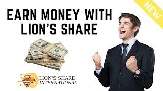 Lion's Share: How to earn Tron with Lion's Share International Team ?