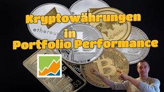 Portfolio Performance: Bitcoin & Ethereum eintragen