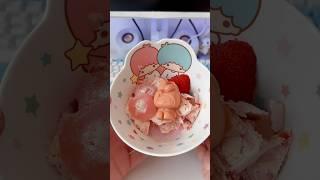 My Melody Rolled Ice Cream #asmr #sanrio #mymelody #rolledicecream #kawaii #kawaiiasmr #kawaiiasmr