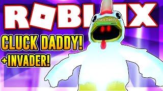 HOW TO DEFEAT CLUCK DADDY and get the INVADER IN MAD CITY | Roblox