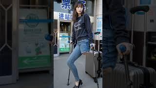 One-legged woman #amputeewoman #sak