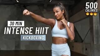 30 MIN STANDING CARDIO HIIT WORKOUT - Kickboxing Inspired (No Equipment, No Repeats)