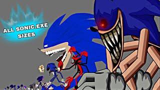 The Biggest Sonic.exe (All Sonic.exe Sizes) DC2 ANIMATION PART 2