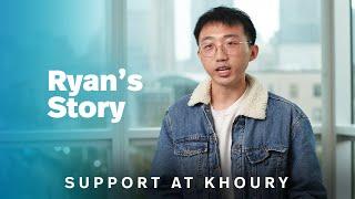 Support at Khoury: Ryan on How Faculty Members Help Him Pursue New Interests