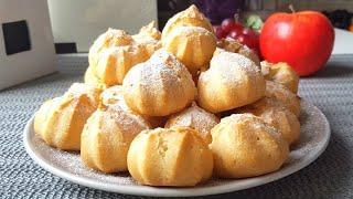 Пирожные Профитроли получатся у каждого // Profiteroles Recipe