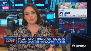 Pfizer CEO says tying drug prices to foreign countries is not good for patients