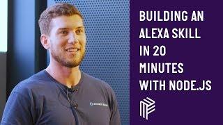 Building an Alexa Skill in 20 minutes using Node.js - London Node User Group - October 2018