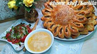 ЛЕПЕШКИ С МЯСОМ /АТКЯНЧАЙ / уйгурский чай с молоком