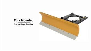 SPB Fork Mounted Snow Plow Blades