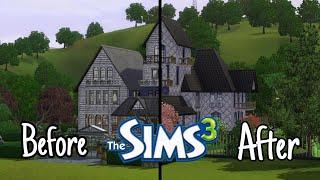 The sims 3 Перестройка дома семьи Гот / Goth family house remodeling  / The Sims 3