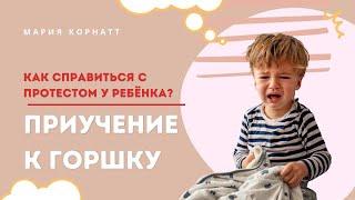 Приучение к горшку! Как справиться с протестом у ребёнка?