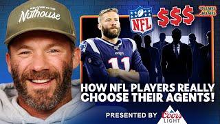 Julian Edelman REVEALS How NFL Players Choose Their Agents | Games With Names