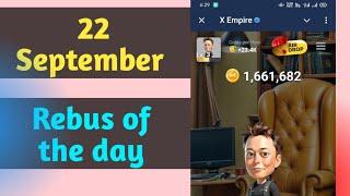 rebus of the day musk empire 22 september