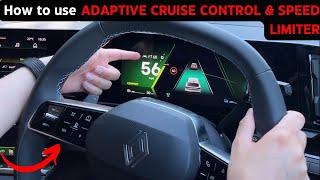 How to use the Adaptive Cruise Control and Speed Limiter for Renault 2024 2023 2022 2021