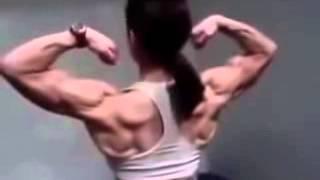 Female Bodybuilding Huge Muscle Biceps and Triceps FBB Cute