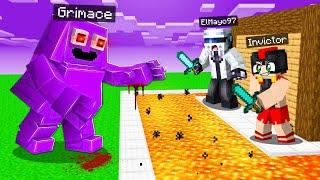 1000 GRIMACE SHAKE vs BASE SEGURA en Minecraft  MCDONALDS vs APOCALIPSIS