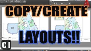 AutoCAD How to Copy & Create Layouts: 3 Quick Tips! - 2 Minute Tuesday