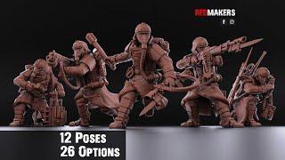 Death Division - Kill Squad - Imperial Force. Models for 3D printing.