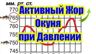 При каком давлении Клюет Окунь Влияние давления на клев рыбы