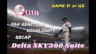 Experiencing the Delta Sky360 Suite in Yankee Stadium | Food review, Game Highlights | 6/2/22