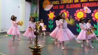 Welcome Dance performance by kg students#welcome song&dance#kids dance