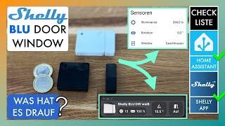 Shelly Bluetooth Tür- / Fensterkontakt im Test - Anleitung für die Shelly App & Home Assistant