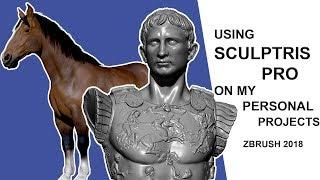 ZBRUSH 2018 - USING SCULPTRIS PRO ON MY PROJECTS