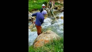 ماهیگیری دریایی ورسج ولایت تخار fish taking in Warsaj of Takhar province