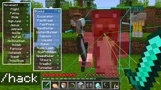 Minecraft Manhunt AMA HİLE ile TROLLEDİM !!