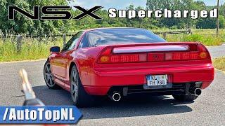 HONDA ACURA NSX *SUPERCHARGED* REVIEW on AUTOBAHN [NO SPEED LIMIT] by AutoTopNL