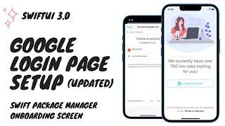 SwiftUI 3.0 Google Sign In Setup (Updated Documentation) - SPM - Firebase - Xcode 13