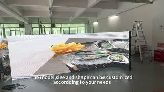 flexible led display #ledwalldisplay for #advertising.Whatsapp008618126257352 Web:www.ledvdi.com