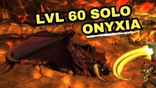 WORLD FIRST LVL 60 SOLO ONYXIA WOTLK