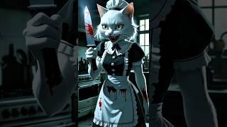 Killer cat #cat #funny #cute #cutecat #aicat #animation