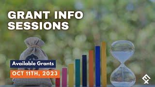 Grant Info Session October 11th, 2023