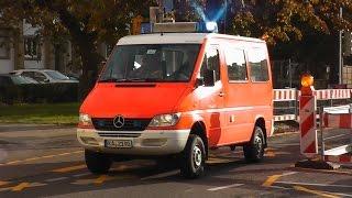 [BLAULICHT KARLSRUHE] Feuerwehr (BF) + Polizei + Rettungsdienst Karlsruhe auf Einsatzfahrt (HD)