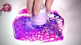 CELL EXPLOSION! - Flip Cup Acrylic Pouring