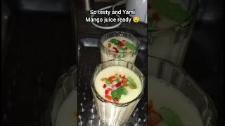 so testy and Yami mango juice।। Pudina Lassi ।। mango juice #shorts