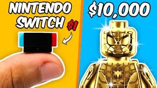 $1 vs $10,000 LEGO items!