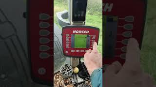 JOHN DEERE + сеялка HORSCH PRONTO 6 калибровка сеялки