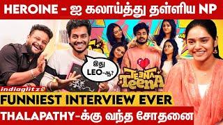 NP-க்கு இவ்ளோ Girl Fans-ஆ: Teena Teena Song Interview | Narendra Prasath, Akshathaa, Master Raghu