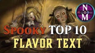 MTG Top 10: SPOOKIEST Flavor Text | Magic: the Gathering | Episode 210