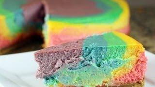 How to Make a Rainbow Cheesecake